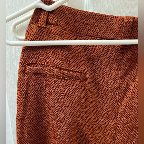 COPY - Betabrand Straight-Leg Dress Pant Yoga Pants (Brick) XXL - Picture 7 of 9